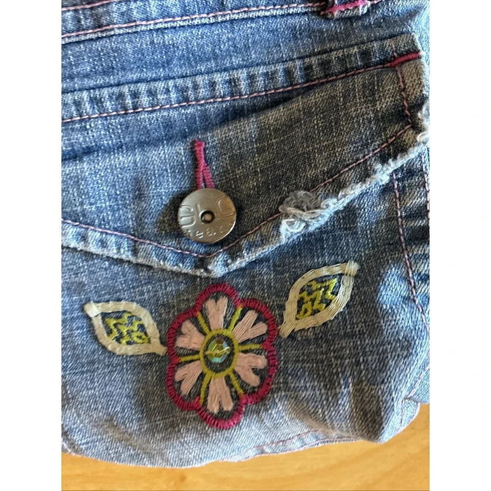 Handmade Jean Purse Unique Boho Hippie Y2K